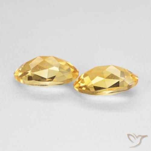 2.93 ct natürliche Golden Citrin-Edelsteine, Oval, VVS-VS