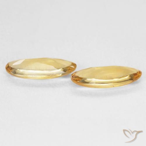 1.43 ct natürliche Golden Citrin-Edelsteine, Oval, Transparent