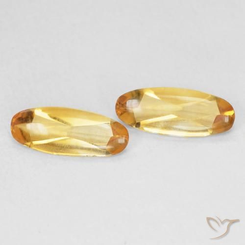 1.25 ct natürliche Golden Citrin-Edelsteine, Oval, Transparent
