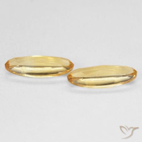 1.54 ct natürliche Golden Citrin-Edelsteine, Oval, Transparent
