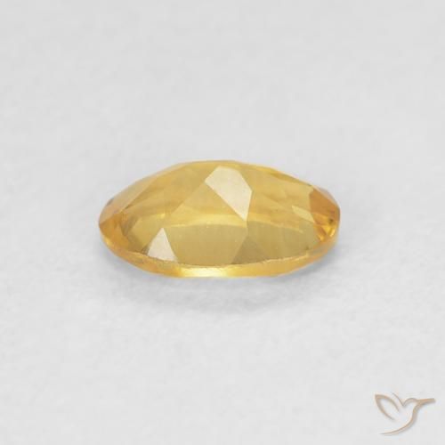9,17 ctw natürlicher Golden Citrin, Oval, VVS-VS