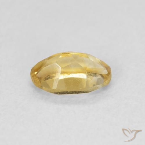 9,17 ctw natürlicher Golden Citrin, Oval, VVS-VS