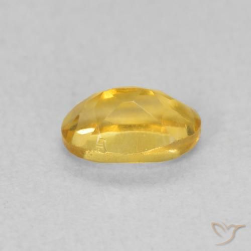 9,17 ctw natürlicher Mittelgold Citrin, Oval, VVS-VS