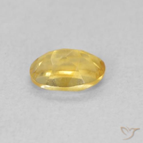 9,17 ctw natürlicher Mittelgold Citrin, Oval, VVS-VS