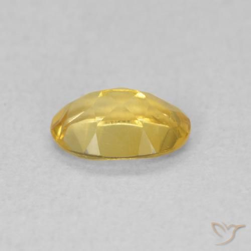 9,17 ctw natürlicher Mittelgold Citrin, Oval, VVS-VS