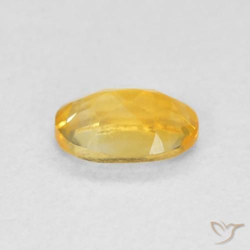 9,17 ctw natürlicher Mittelgold Citrin, Oval, VVS-VS