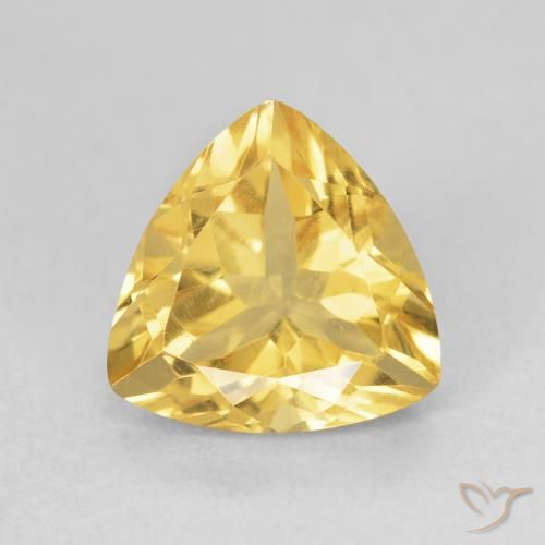 2.36ct Natürlicher Golden Citrin, Trillion, VVS-VS