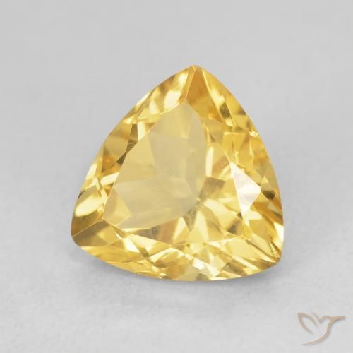 9,17 ctw natürlicher Golden Citrin, Trillion, VVS-VS