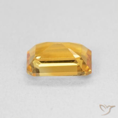 9,17 ctw natürlicher Medium Light-Golden Citrin, Oktagonschliff, VS
