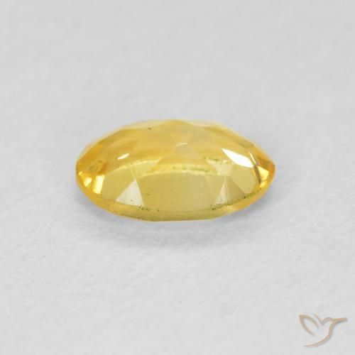 9,17 ctw natürlicher gold-orange Citrin, Oval, VVS-VS