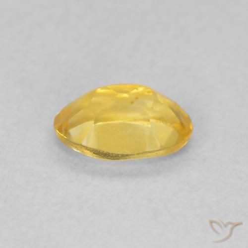9,17 ctw natürlicher gold-orange Citrin, Oval, VVS-VS