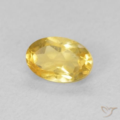 9,17 ctw natürlicher gold-orange Citrin, Oval, VVS