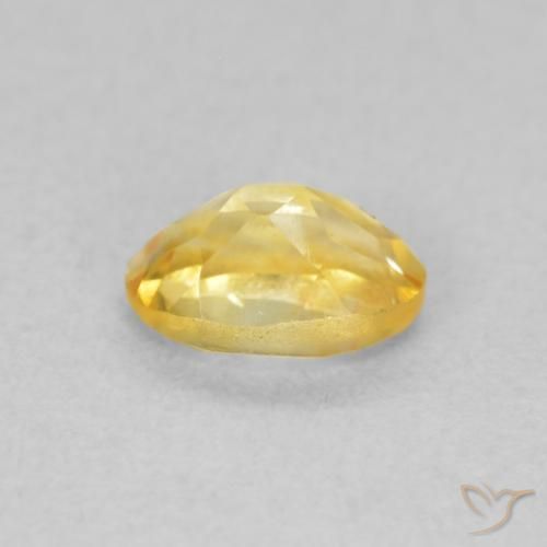 9,17 ctw natürlicher Golden Citrin, Oval, VVS-VS