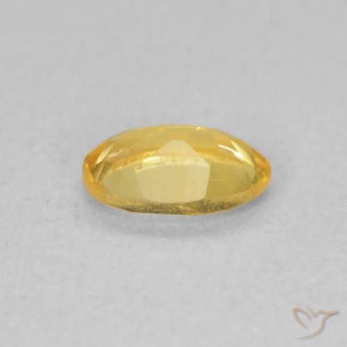 9,17 ctw natürlicher Golden Citrin, Oval, VVS-VS
