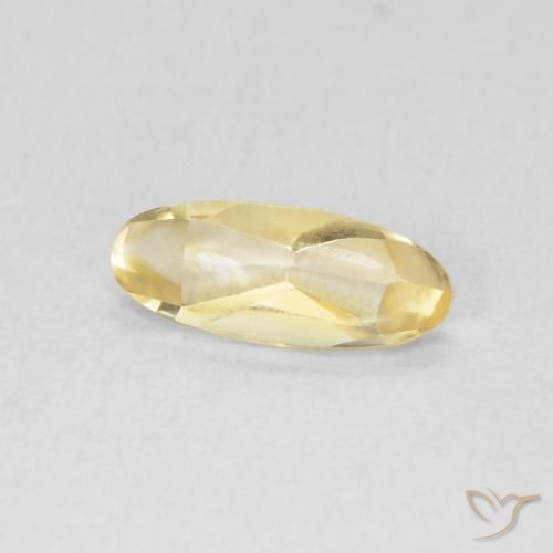 9,17 ctw natürlicher Golden Citrin, Oval, Transparent