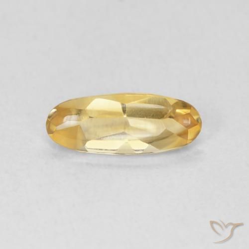 0.80ct Natürlicher Mittleres Gold Citrin, Oval, Transparent