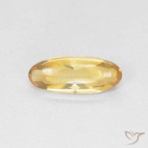 0.86ct Natürlicher Mittleres Gold Citrin, Oval, Transparent