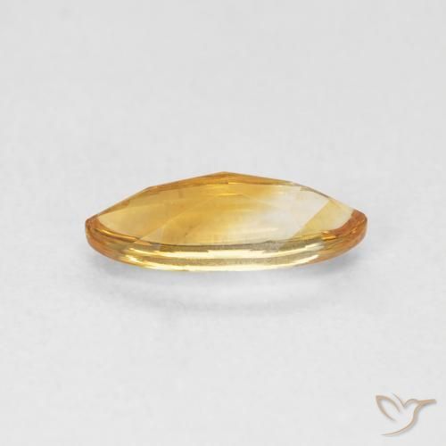 9,17 ctw natürlicher gold-orange Citrin, Oval, Transparent