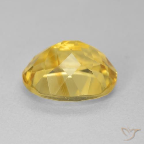 9,17 ctw natürlicher Mittelgold Citrin, Oval, VVS-VS