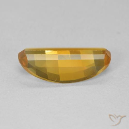 9,17 ctw natürlicher Medium Light Orange-Gold Citrin, Oval, VVS