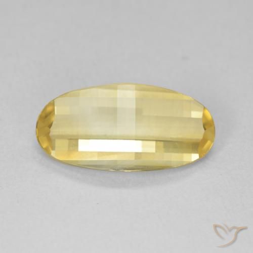 2.22ct Natürlicher Mittelgelb Citrin, Oval, VVS