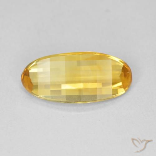 1.94ct Natürlicher gold-orange Citrin, Oval, VVS