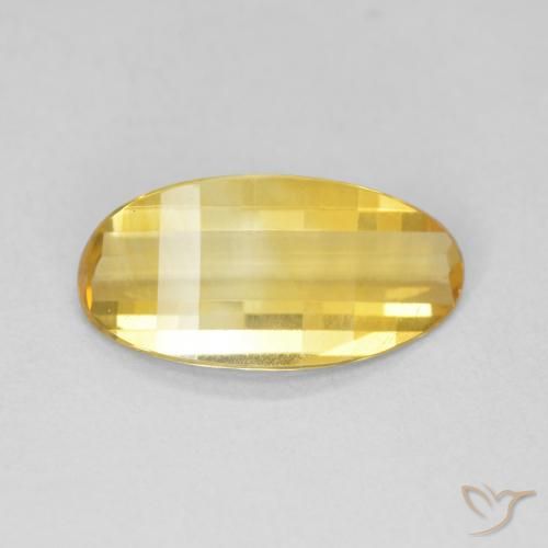 2.19ct Natürlicher gold-orange Citrin, Oval, VVS