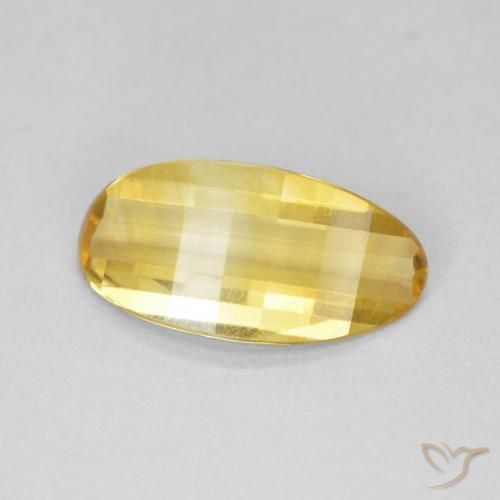 9,17 ctw natürlicher gold-orange Citrin, Oval, VVS