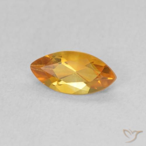 9,17 ctw natürlicher Orange-Gold Citrin, Marquise, VVS-VS