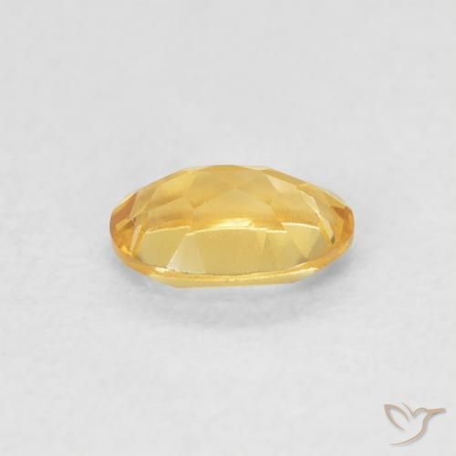 9,17 ctw natürlicher Golden Citrin, Oval, VVS-VS