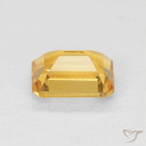 9,17 ctw natürlicher Orange-Gold Citrin, Oktagonschliff, VVS