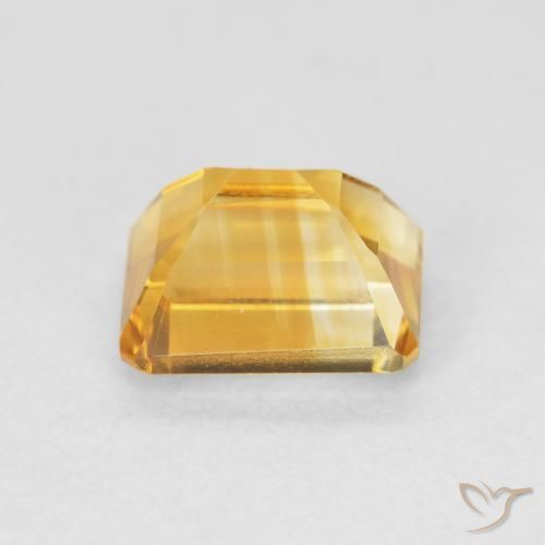 9,17 ctw natürlicher Mittleres Gold Citrin, Oktagonschliff, VVS
