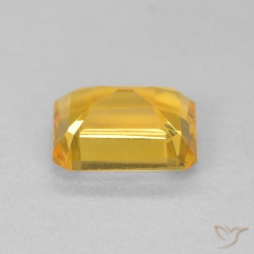 9,17 ctw natürlicher Orange-Gold Citrin, Oktagonschliff, VVS-VS