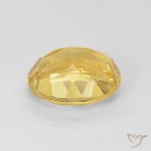 9,17 ctw natürlicher Mittelgold Citrin, Oval, VVS-VS