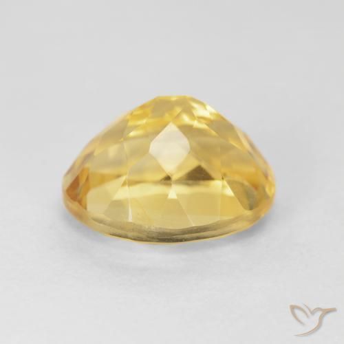 9,17 ctw natürlicher Mittelgold Citrin, Oval, VVS-VS