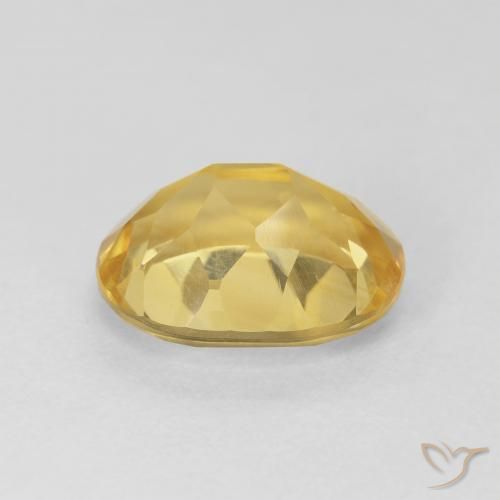 9,17 ctw natürlicher Mittelgold Citrin, Oval, VVS-VS