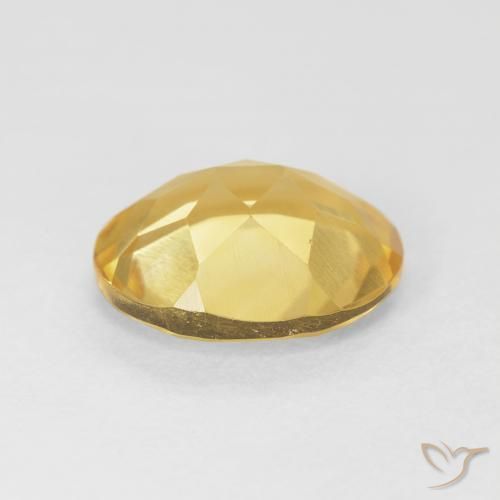 9,17 ctw natürlicher gold-orange Citrin, Oval, VVS-VS