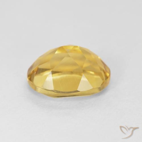 9,17 ctw natürlicher Mittelgold Citrin, Oval, VVS-VS