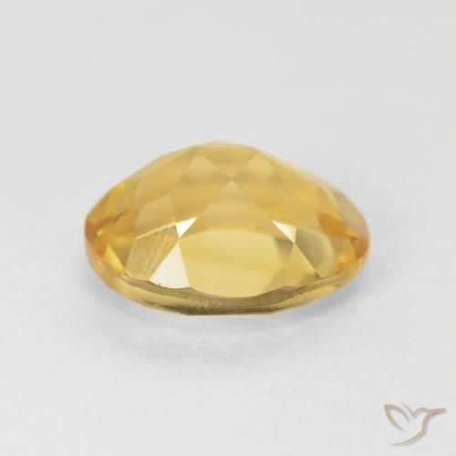 9,17 ctw natürlicher Mittelgold Citrin, Oval, VVS-VS