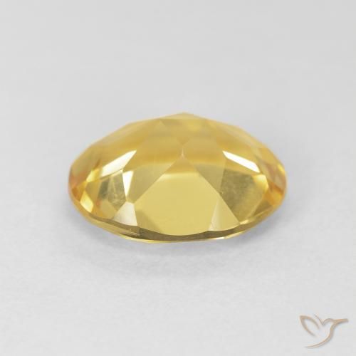 9,17 ctw natürlicher Golden Citrin, Oval, VVS