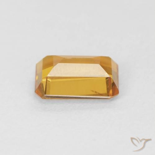 9,17 ctw natürlicher Orange-Gold Citrin, Oktagonschliff, VS