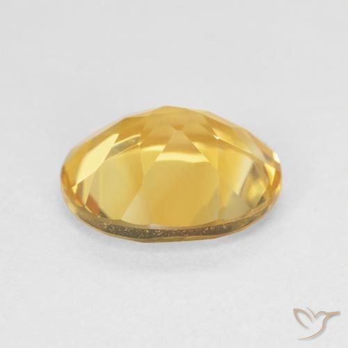 9,17 ctw natürlicher Mittelgold Citrin, Oval, VVS-VS