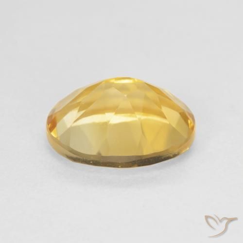 9,17 ctw natürlicher Tiefes Gold Citrin, Oval, VVS-VS