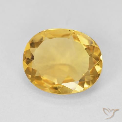 9,17 ctw natürlicher Mittleres Gold Citrin, Oval, VVS-VS