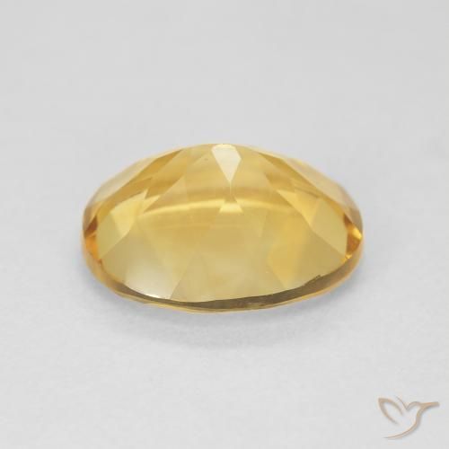 9,17 ctw natürlicher Golden Citrin, Oval, VVS-VS