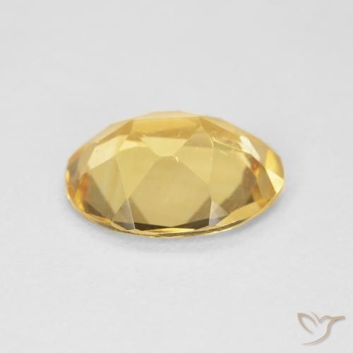 9,17 ctw natürlicher Mittelgold Citrin, Oval, VVS-VS