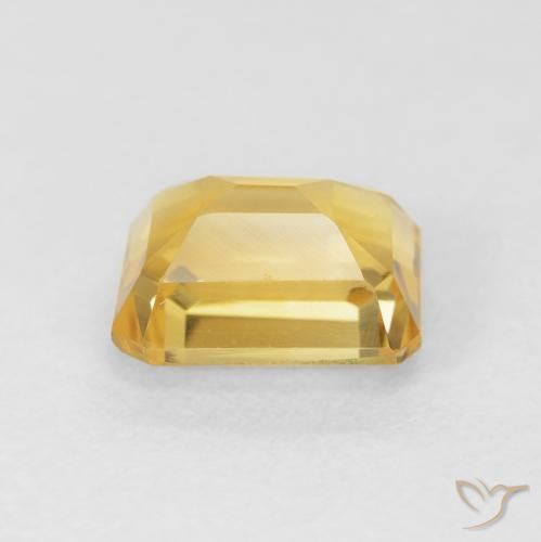 9,17 ctw natürlicher Helles Gold Citrin, Oktagonschliff, VVS