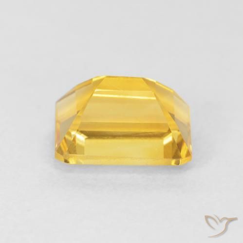 9,17 ctw natürlicher Mittleres Gold Citrin, Oktagonschliff, VVS-VS