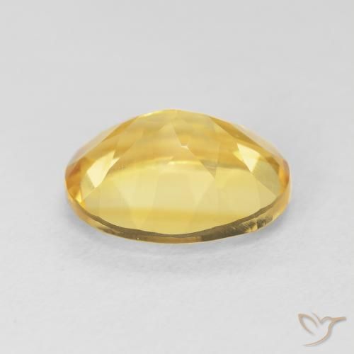 9,17 ctw natürlicher Mittelgold Citrin, Oval, VVS-VS