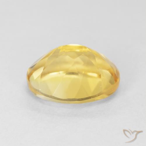 9,17 ctw natürlicher gold-orange Citrin, Oval, VVS-VS